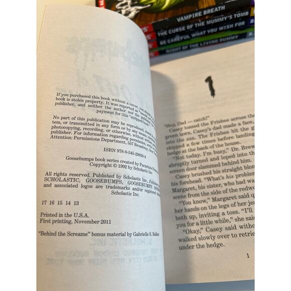 Goosebumps: 5 book lot (Printed 2008/09/11) - Picture 4 of 7